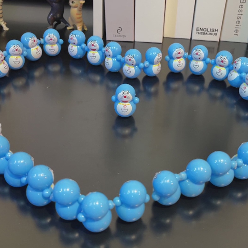 Mainan Tumbler Motif Kartun Doraemon Untuk Dekorasi