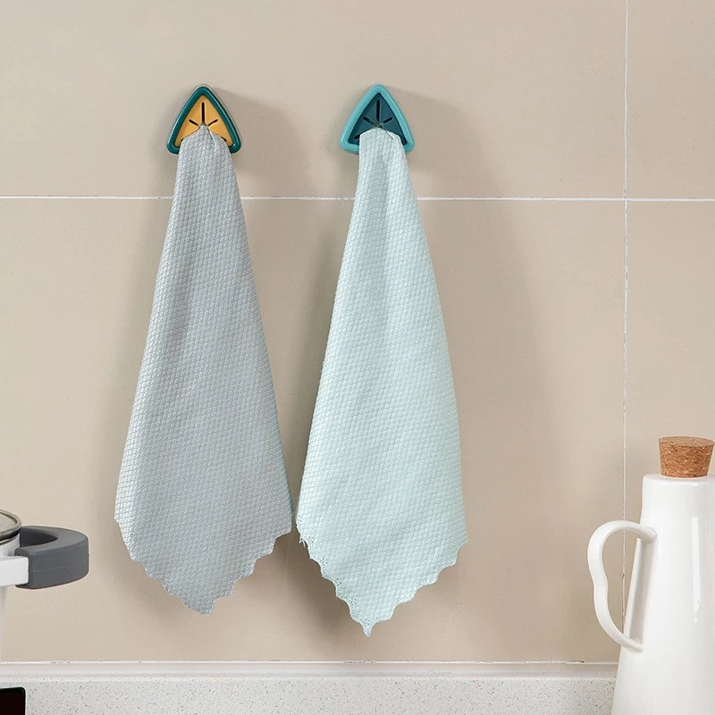 [Creative and Cute Bathroom and Kitchen Towel Storage Rack] [Self-adhesive Non-perforated Wipe Storage Hook] [Bathroom and Kitchen Accessories]