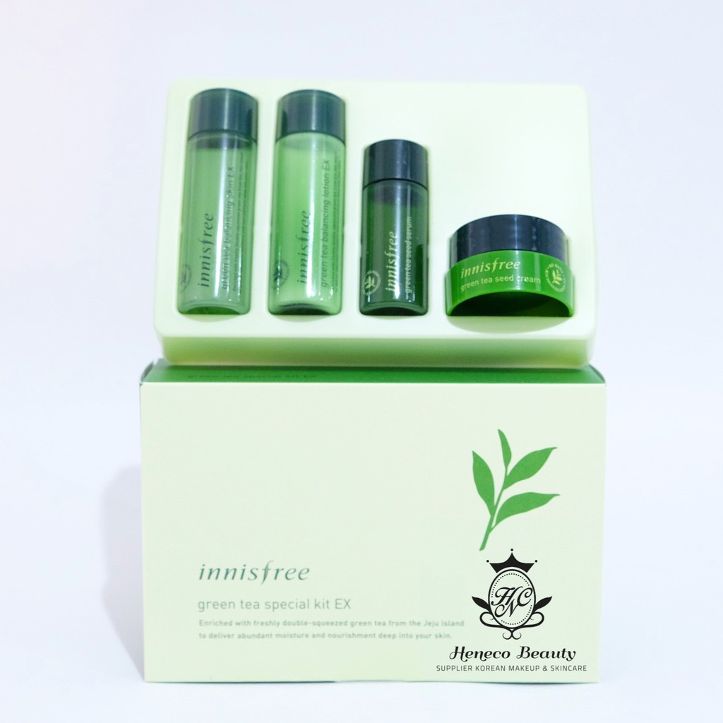 Cara Menggunakan Innisfree Green Tea Special Kit Ex