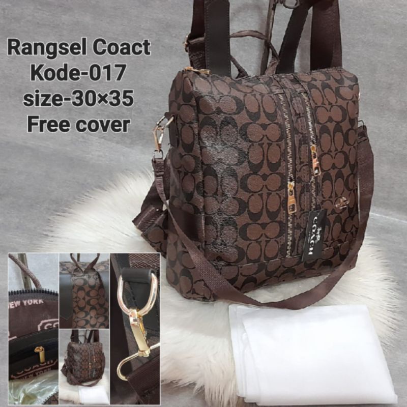 Tas Ransel Wanita Import Super Premium 3in1 Full Emboss