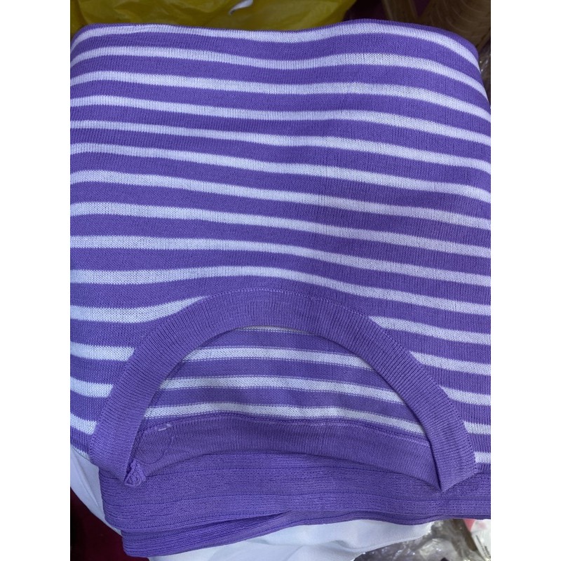 ONE SET RAJUT PREMIUM IMPORT (COD)-Lilac tangan panjang