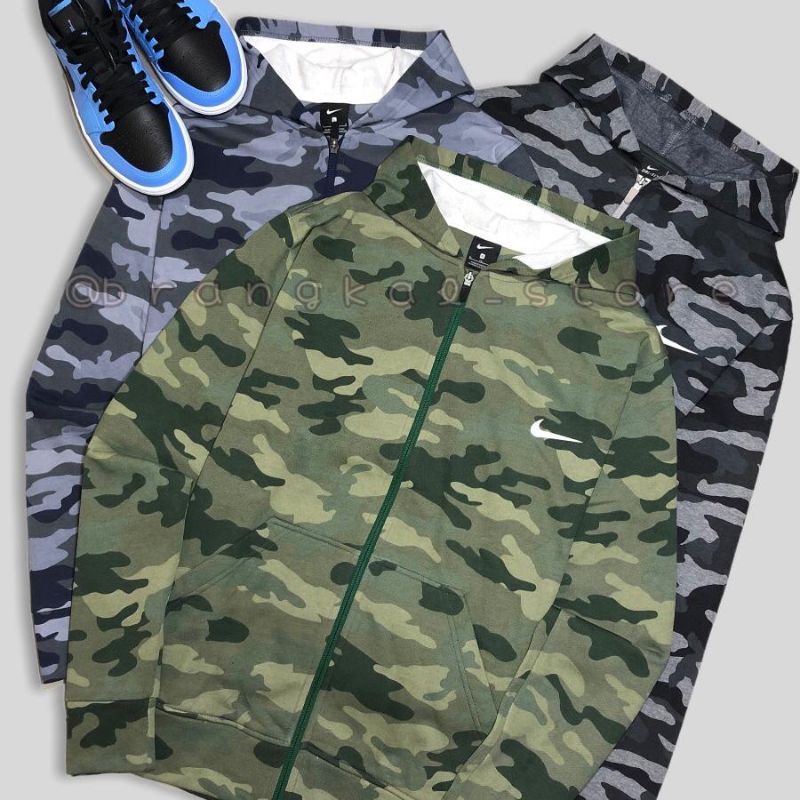 JACKET ZIPPER HOODIE CAMO NIKE