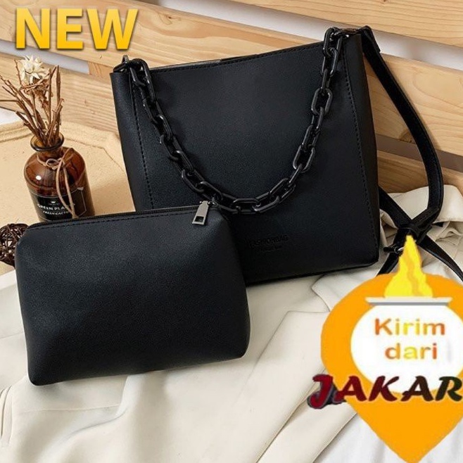 (2PC BISA IKG)GTBI99885507 New Arrival  !!!  Tas Selempang  Tas Wanita Import  Premium Terbaru