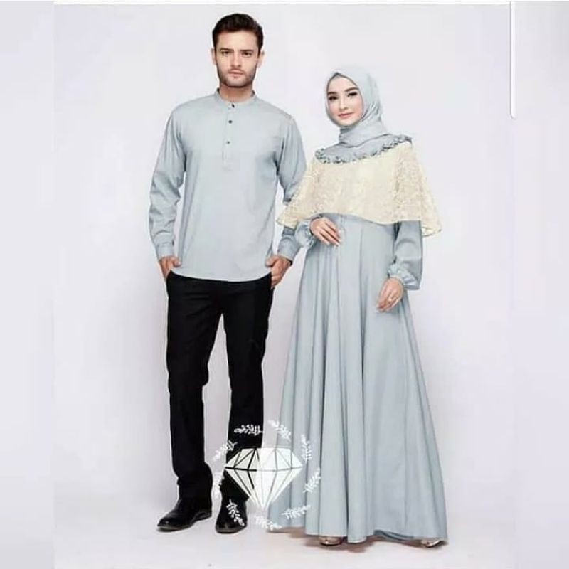 Esmerelda Couple SET PAKAIAN COUPLE l Set Wanita l Set Pakaian Keluarga, DRESS, DRESS MUSLIM, BLOUSE