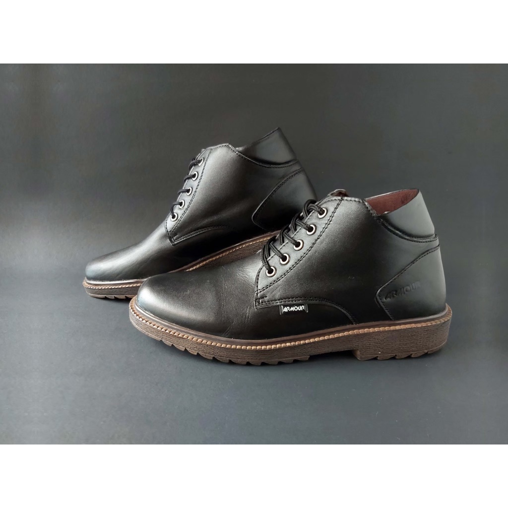 SEPATU Boots KULIT PRIA Casual Kerja dan Adventure SEMI FORMAL FASHION || Sepatu Kasual Tinggi Pria  Kerja Kuliah Murah Berkualitas