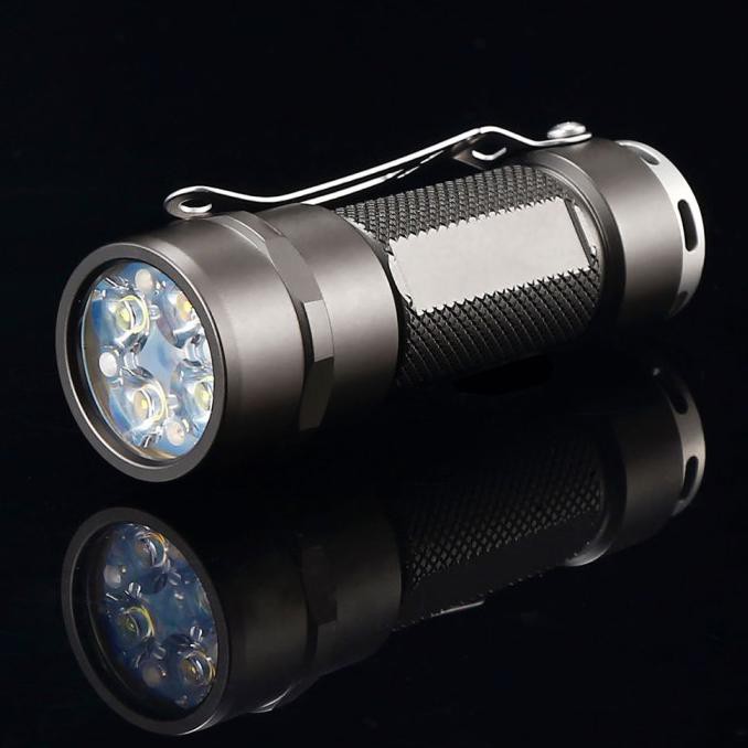 Jetbeam Rrt03 Raptor Flashlight Senter Tactical Led Cree Xp-G3 1400 Siyanasaras