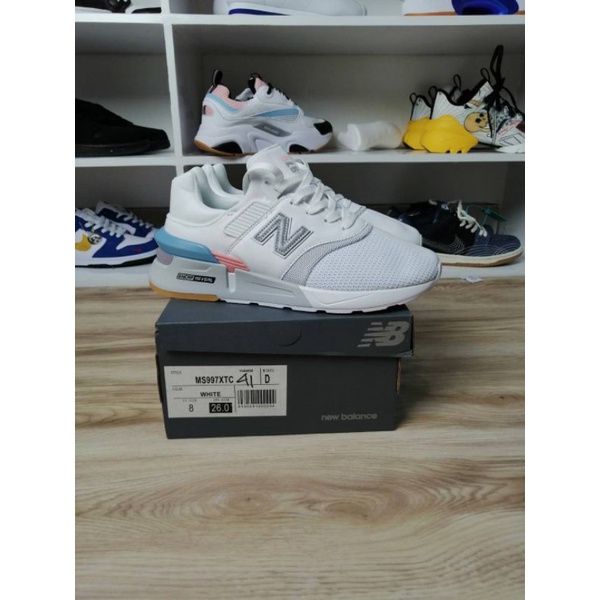 

NB 997s white multi colour