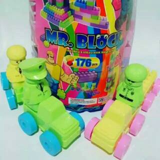  Mainan  blok lego  besar  isi 176pcs Shopee Indonesia