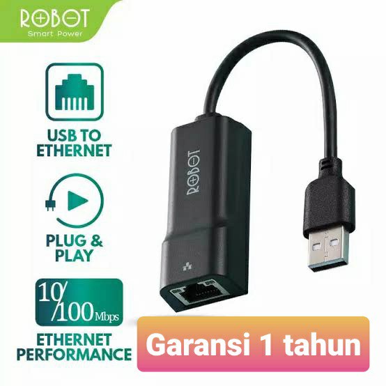 Robot EA10 USB Ethernet Adapter USB 2.0 To RJ45 LAN