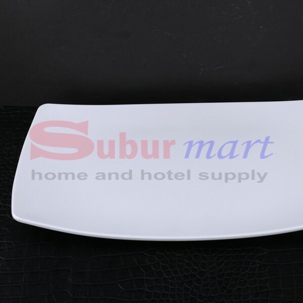 Piring Saji Melamin Persegi Panjang Hoover 3116p