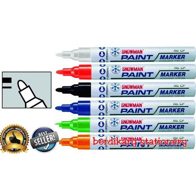

HOT SALE SPIDOL SNOWMAN PAINT MARKER Terjamin