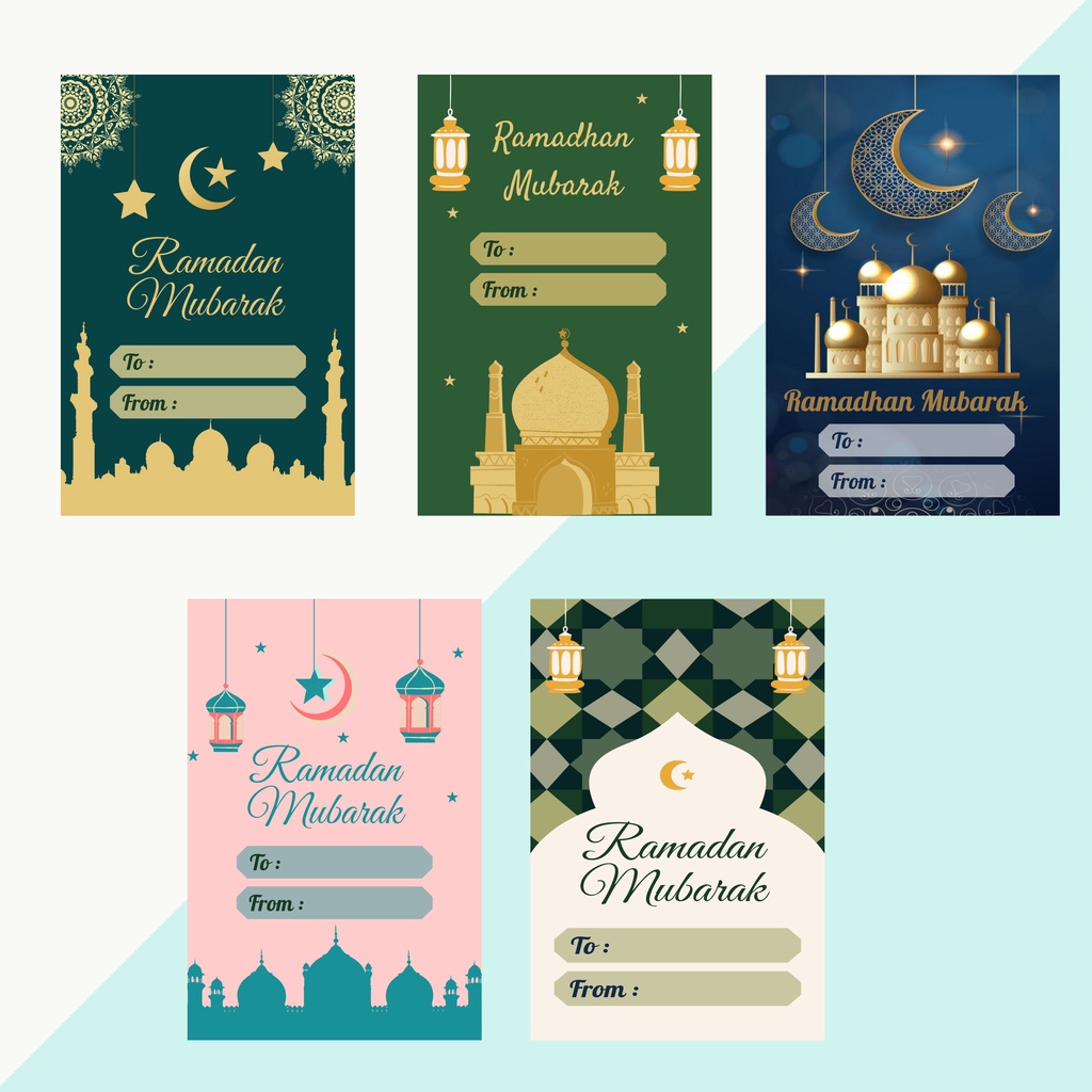 

Kartu Ucapan Ramadhan/ Idul Fitri/ Eid/ Lebaran