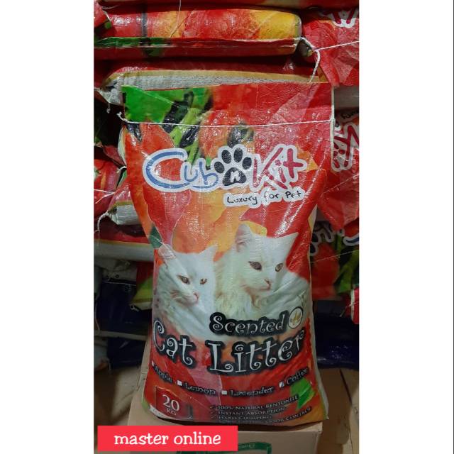 pasir gumpal cub n kit 20kg pasir wangi gumpal kucing