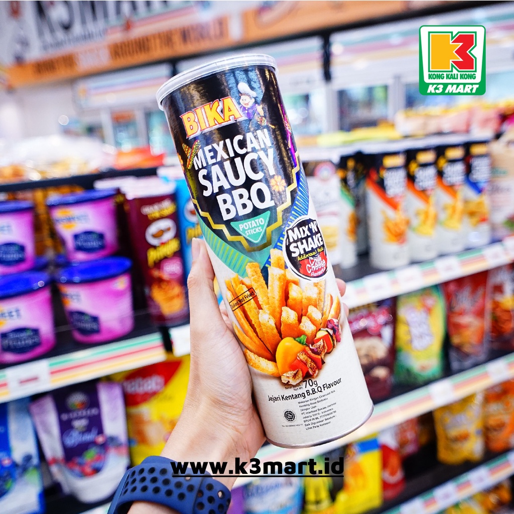 

Bika Mix N Shake Mexican Saucy Bbq Potato Sticks 70gr