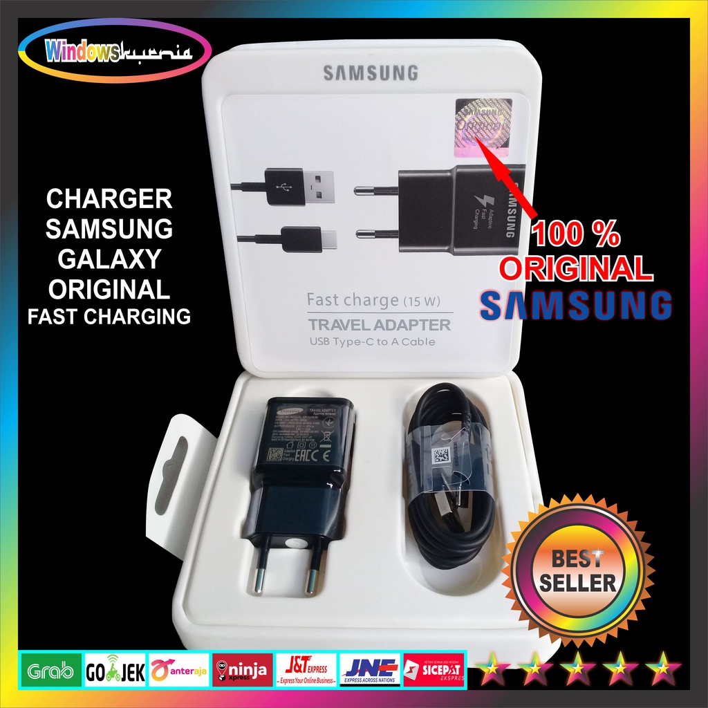 Charger samsung galaxy C9 Pro Xcover6 Pro F13 Z Flip3 5G Original 100% fast charging