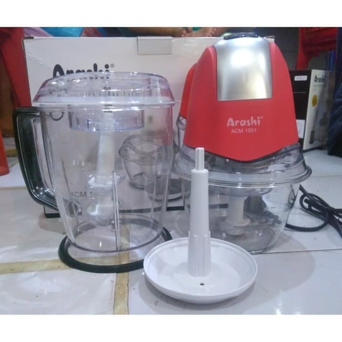 FOOD CHOPPER ARASHI ACM 1501 BLENDER MULTIFUNGSI