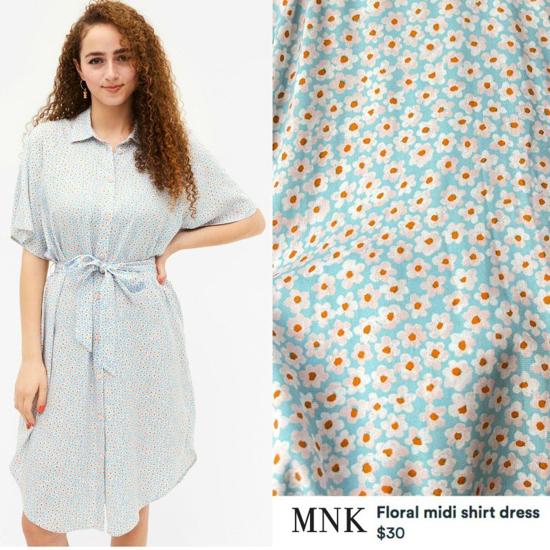 Mnk  shirt cotton dress