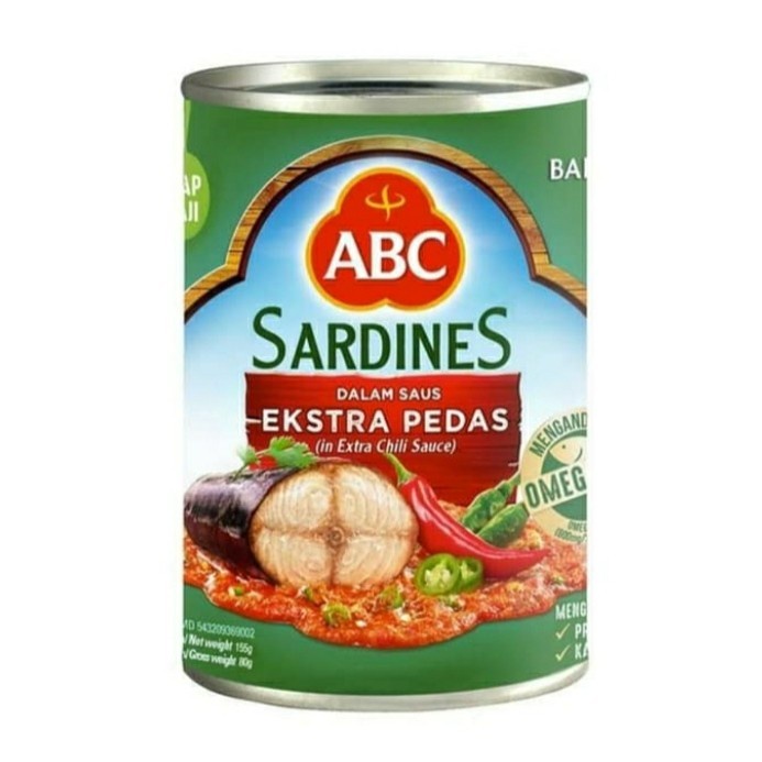 

ABC SARDINES EXTRA PEDAS 155 GRAM