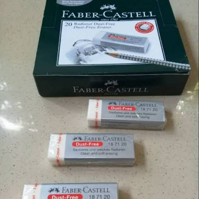 

Penghapus faber castell putih