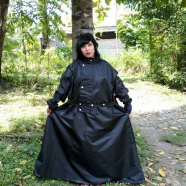 Jas hujan musliman 3in1/mantel gamis/ mantel muslimah