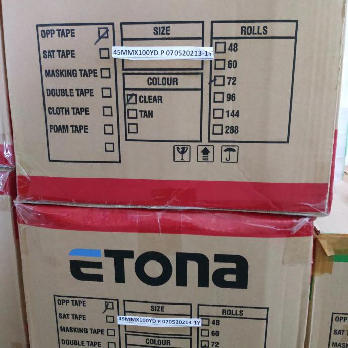 

Kartonan!Lakban Etona 2 Inches 45Mm X100 Yard Bening. Leovivi96Out