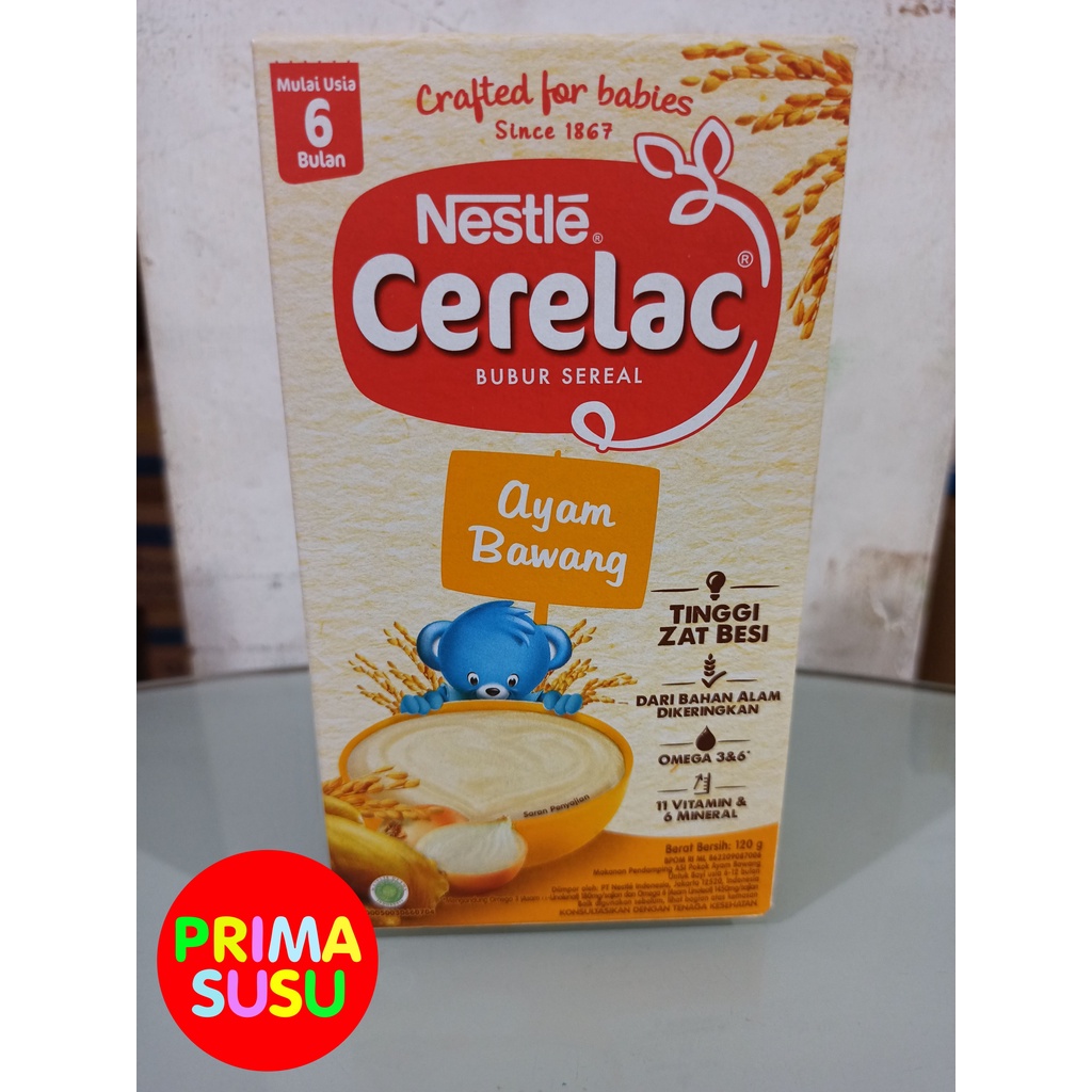 Cerelac Bubur Sereal Ayam Bawang 6+ 120 GR