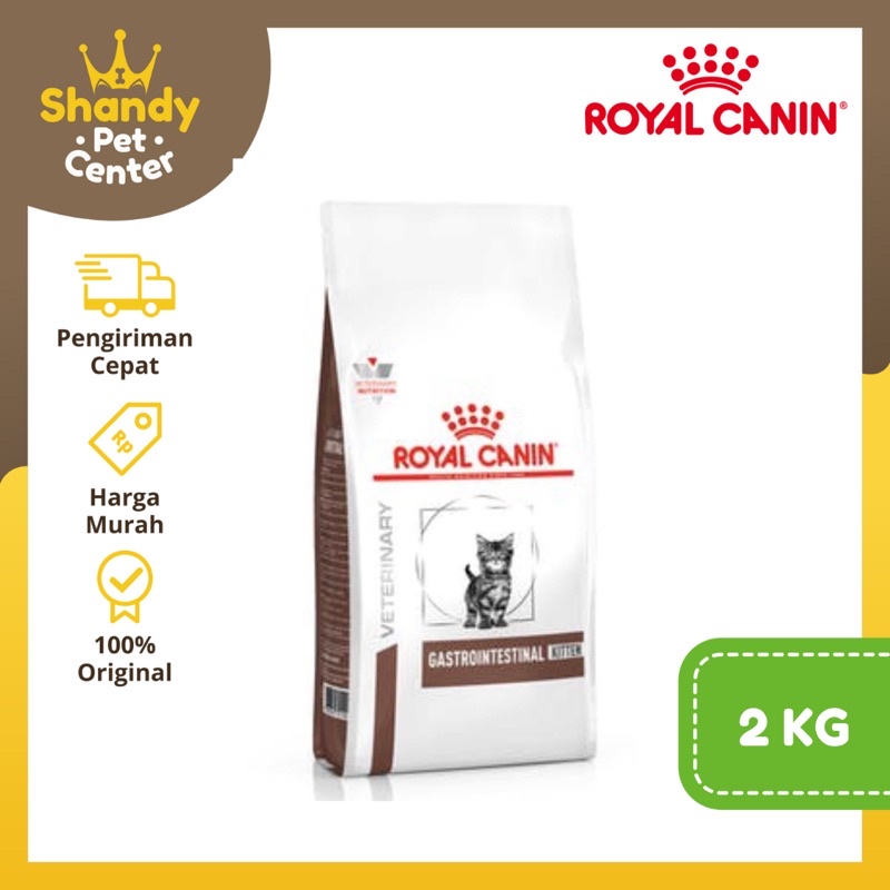 Jual ROYAL CANIN GASTROINTESTINAL KITTEN 2KG | Shopee Indonesia