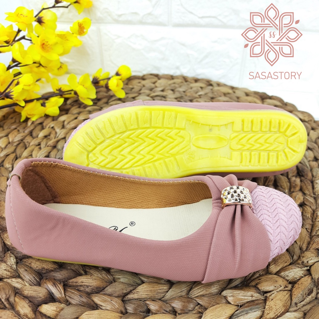 [TAMAN SEPATUKU] SEPATU TRENDY MURAH SANDAL FLATSHOES ANAK PEREMPUAN 3 4 5 6 7 8 TAHUN HAX08