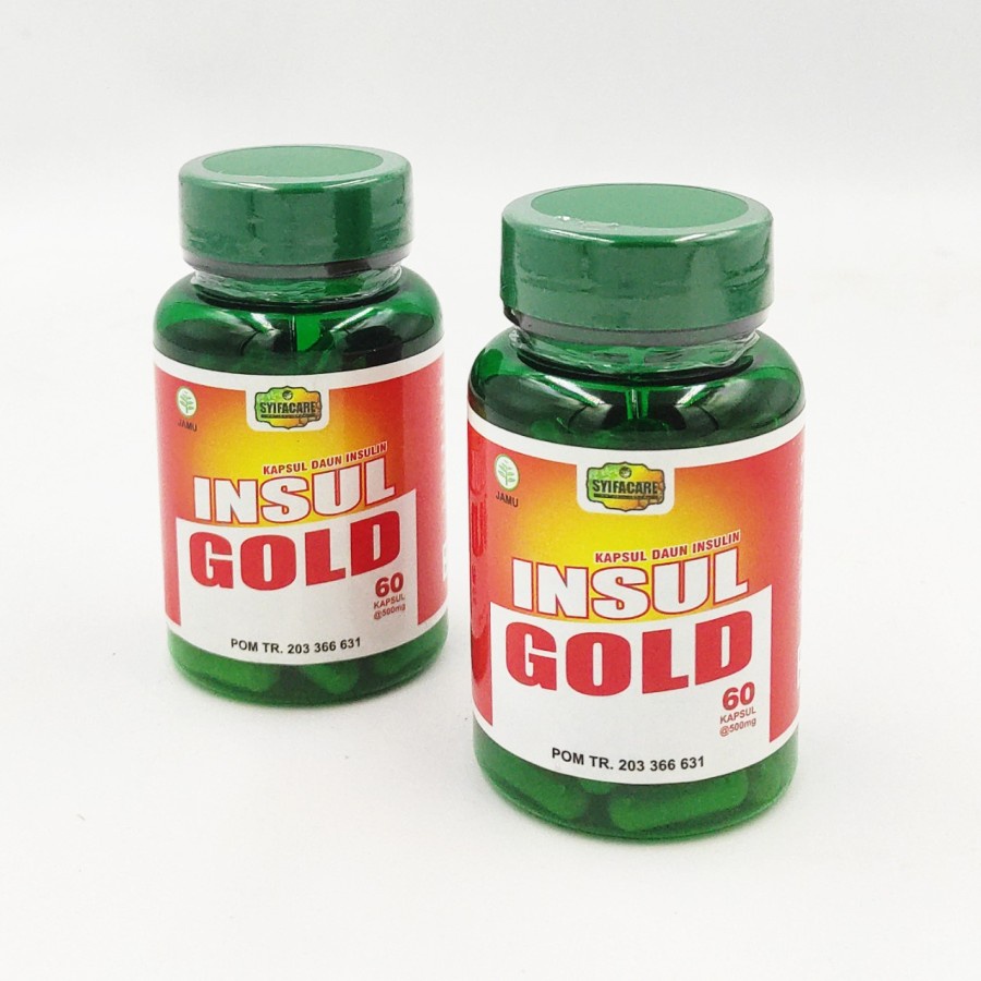 Kapsul INSUL GOLD Obat Herbal Diabetes Kencing Manis Gula Darah Insulgold Asli Original BPOM