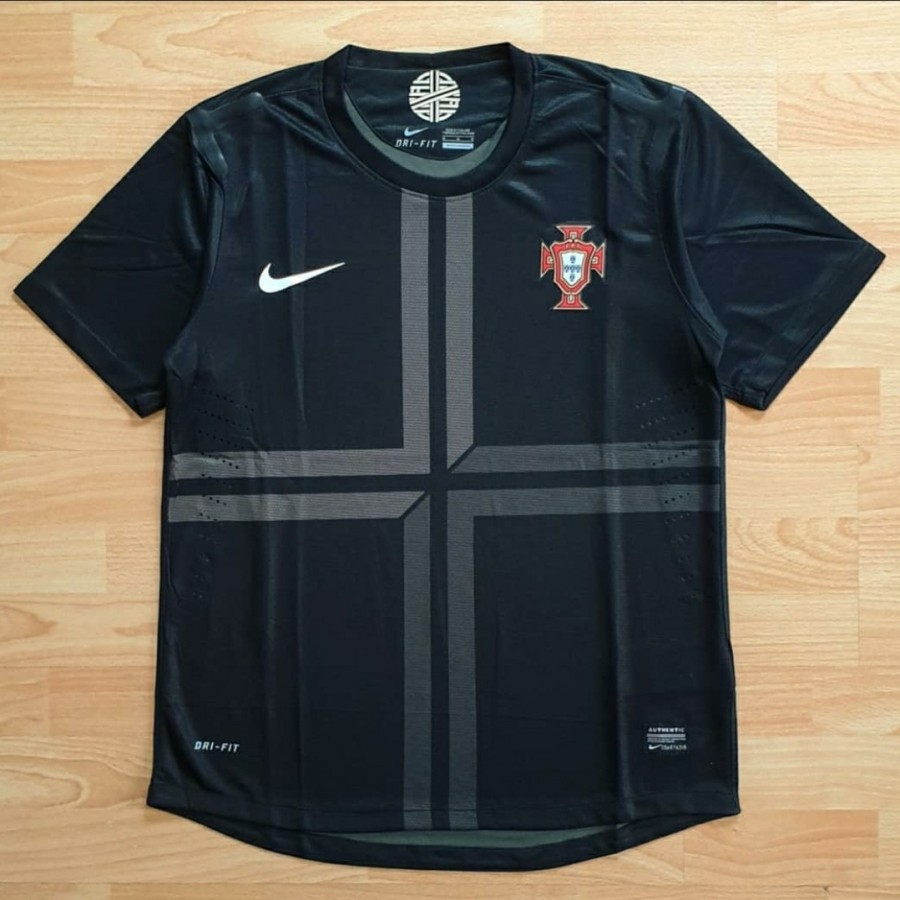 Jersey Portugal Away 2013-2014 Player Issue Baju Bola Negara Grade Ori PI GO Hitam