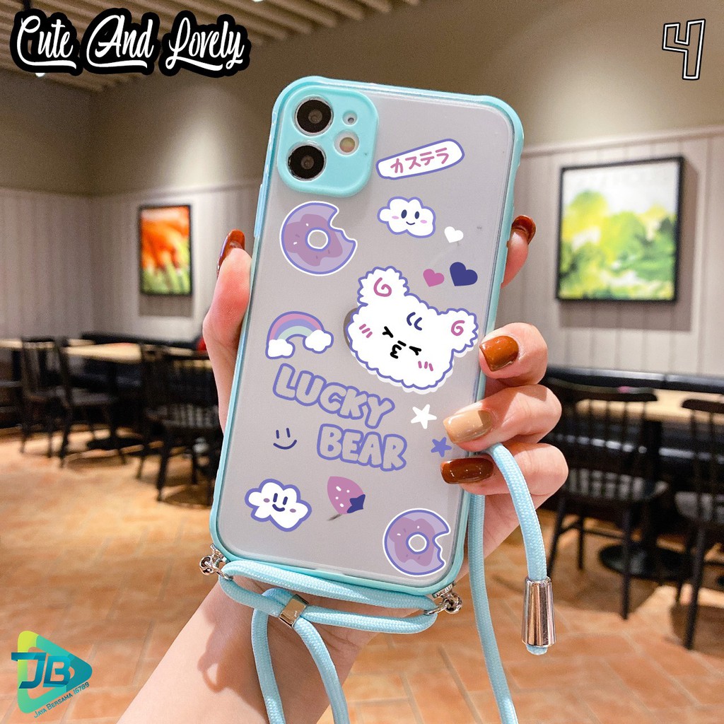 Softcase Slingcase Lanyard Choice CUTE AND LOVELY Realme C1 C2 C3 2 5 5i 5s pro JB3690