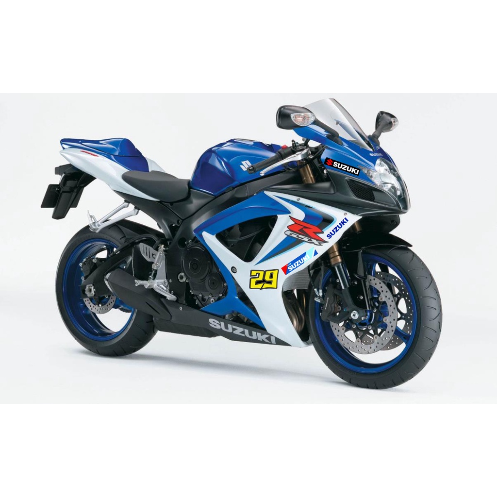 1 Pc Stiker Reflektif Tahan Air Untuk Suzuki GSXR GSX-R RR 250 600 750 1000 K2 K3 K4 K5 K6 K7 K8 H1