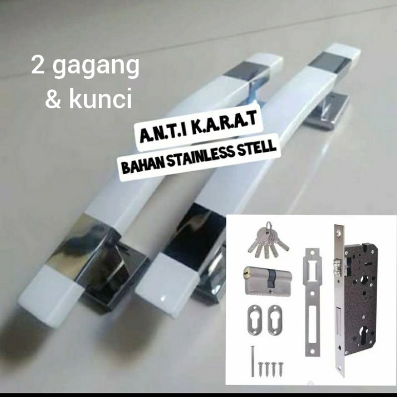 4 Batang handle gagang pintu rumah 33cm Anti karat