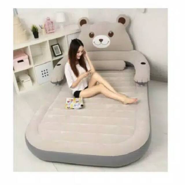 Air bed character grey