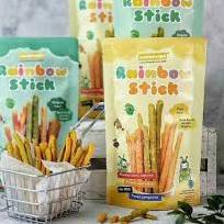 〈〈GRO⚡IR〉〉 Sunkrisps RAINBOW STICK /  BISKUIT SNACK SOES BAYI BALITA MPASI 50 gr ( 9 BULAN KEATAS)