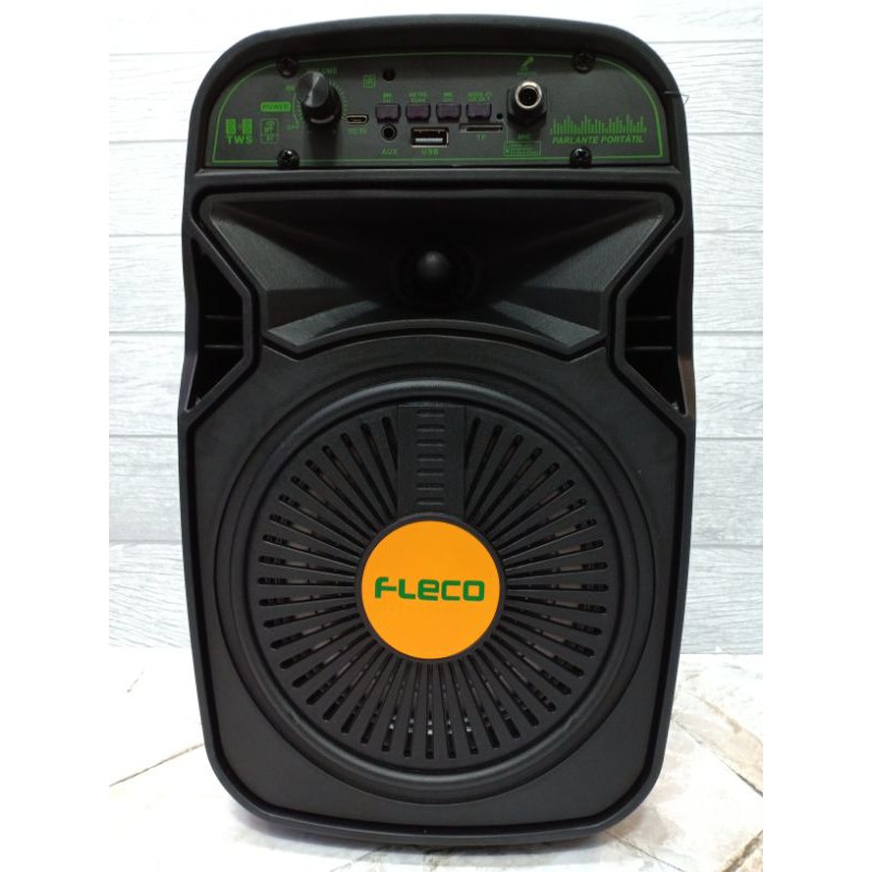 Speaker Karaoke Bluetooth Mic Fleco F6615