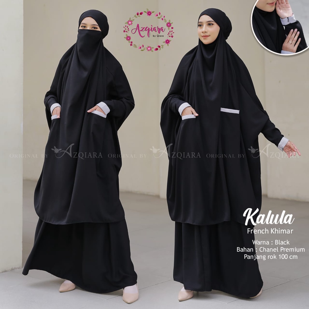 KALULA FRECH khimar muslim original produk by qiara