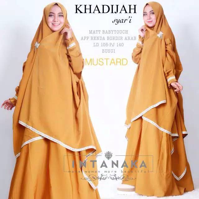 Gamis & khimar KHADIJAH SYARI ORI INTANAKA