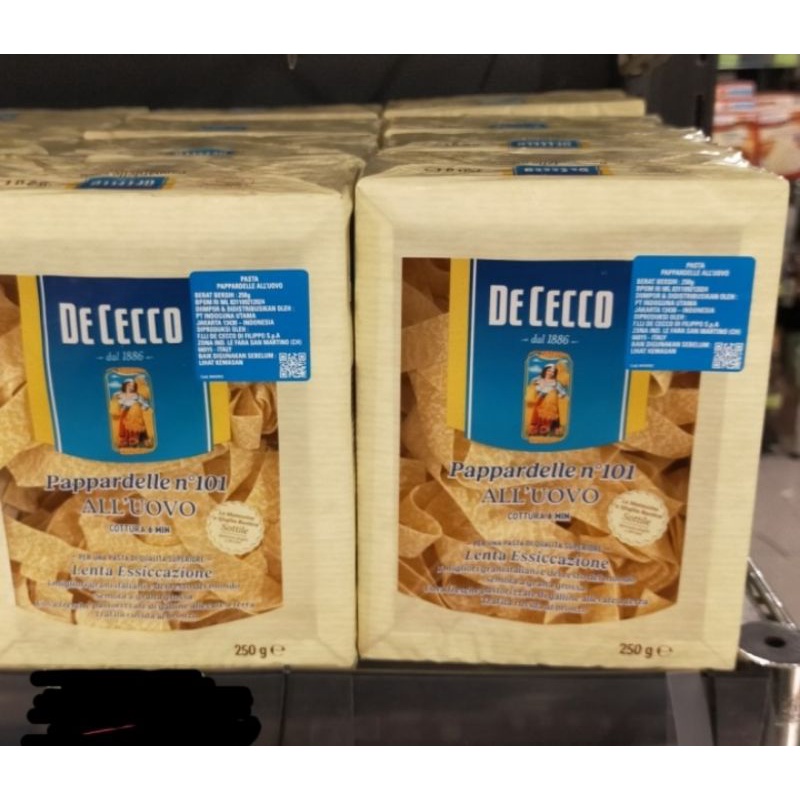

dececco parpadelle fettucinne all uovo 250gr pasta