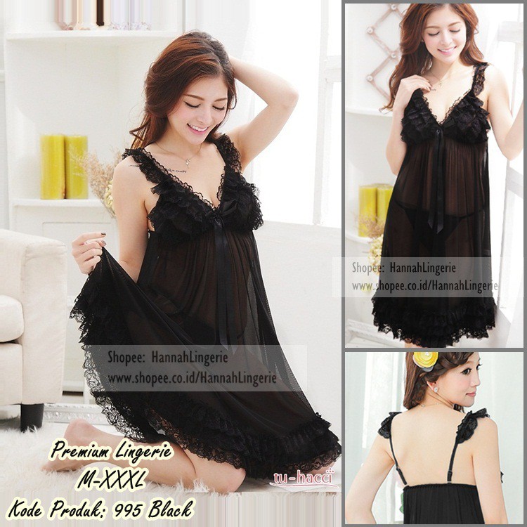 Lingerie BIGSIZE Original Hannah Lingerie Premium Kado Ulang Tahun