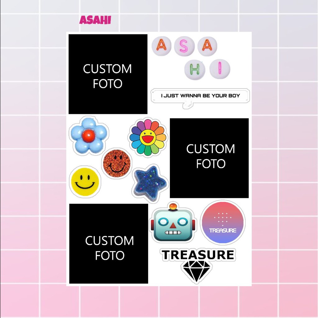 STICKERS CUSTOM KPOP TREASURE | MAKNAE LINE