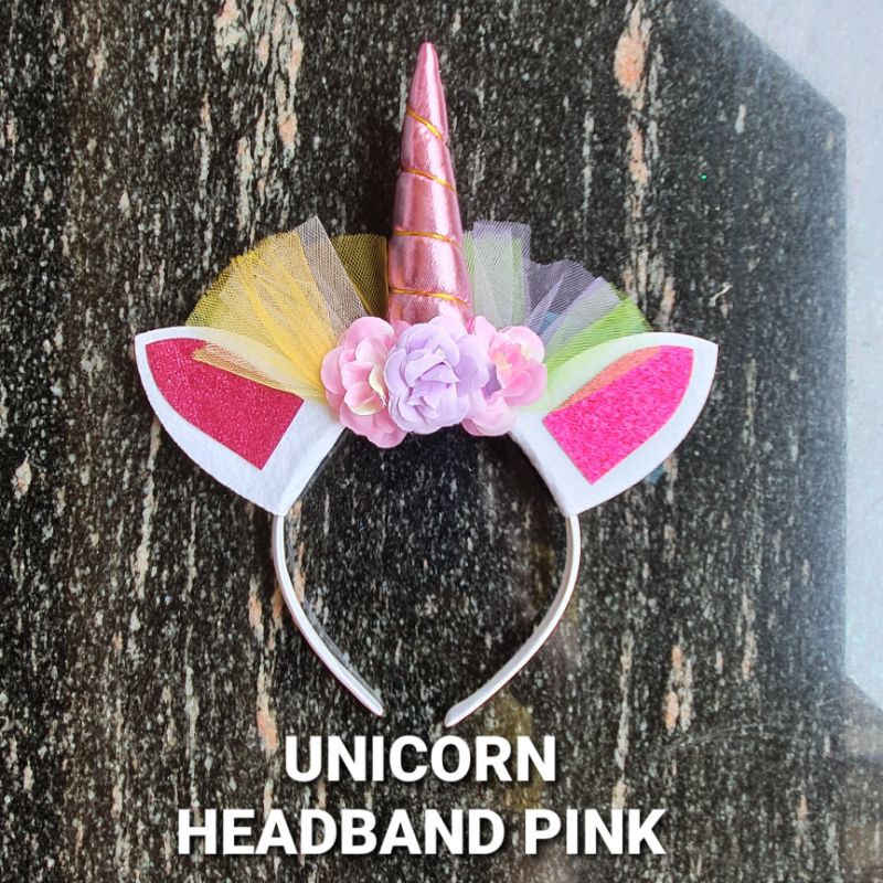 GS3076/7 UNICORN HEADBAND / BANDO UNICORN GOLD SILVER / BANDO LITTLE PONY / KUDA PONI IMPORT MURAH