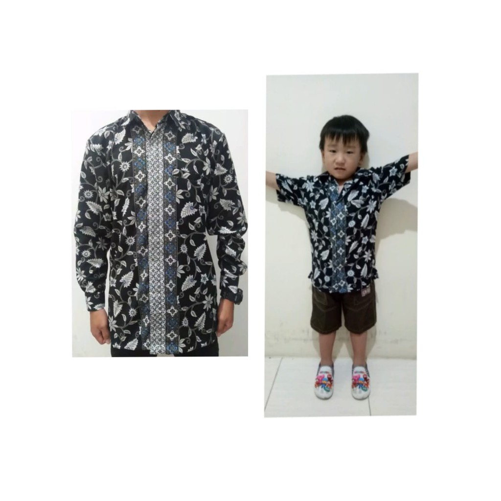 SB Collection Couple Dadboy Raditya Atasan Kemeja Batik Modern Anak Dan Ayah Pria