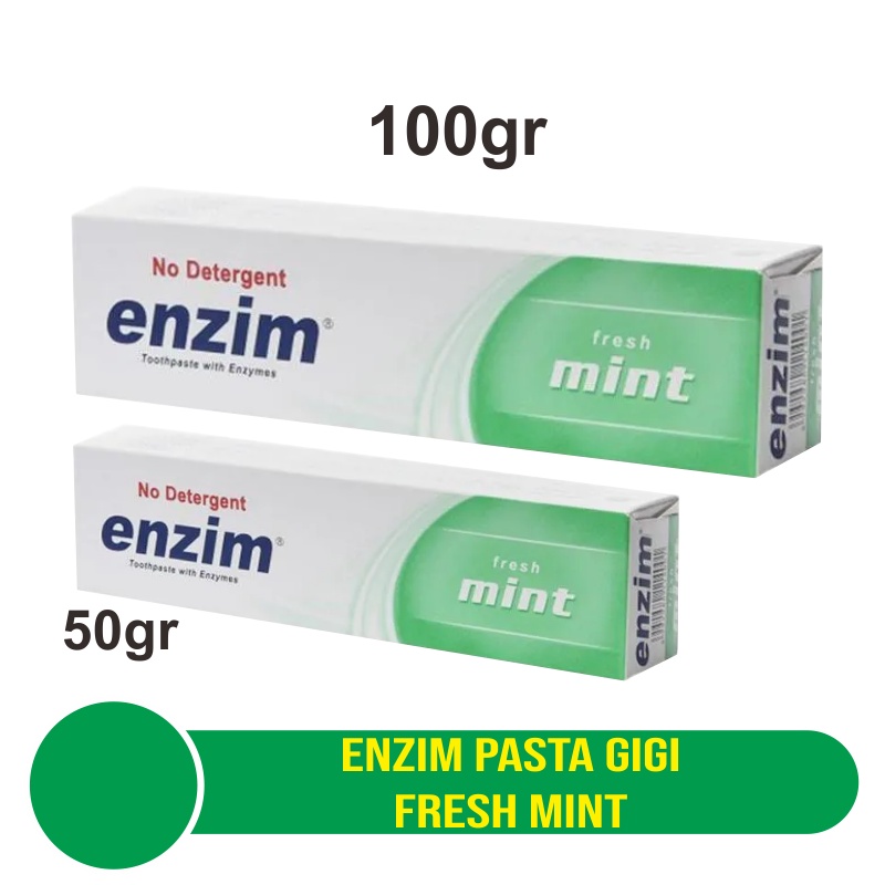 Enzim Pasta Gigi Fresh Mint 50gr / 100gr