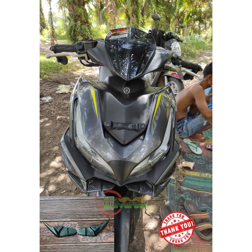 WINGLET AEROX CONNECTED WINGLET AEROX NEW AEROX 2021 WINGLET NVX 2021 AKSESORIS VARIASI MOTOR