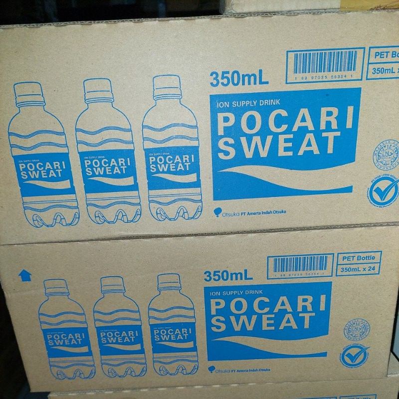 

Pocari Sweat KEMASAN Botol Ion Drink 350mL DUS isi 24 botol