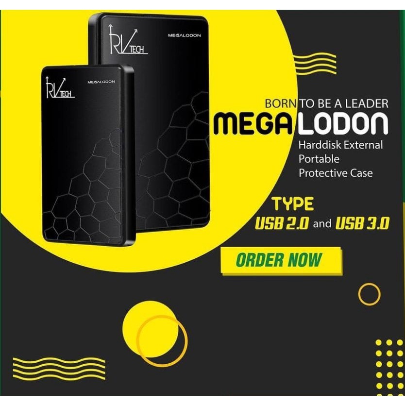 Harddisk Case RVTech Megalodon USB 3.0 Original