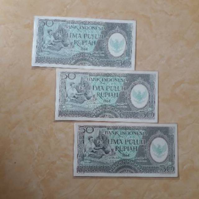 Uang kuno 50 rupiah original