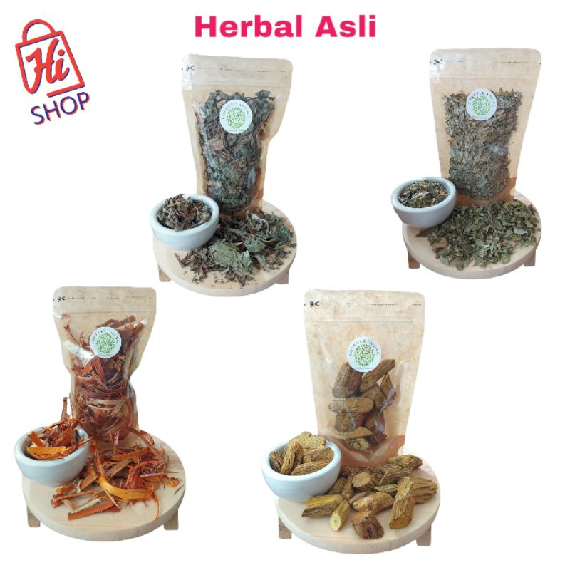 

Herbal - Homemade Kualitas Premium Daun Kelor Daun Insulin Kayu Secang Serut Akar Bajakah