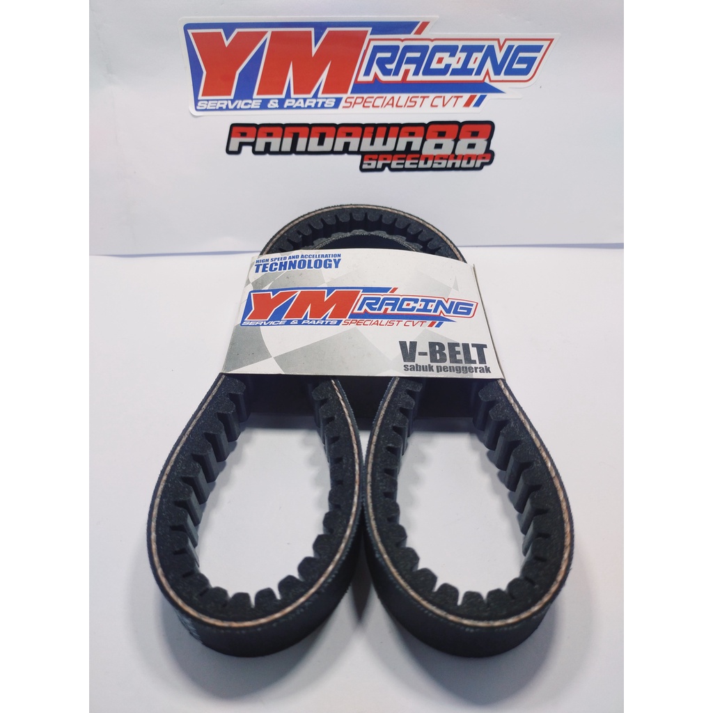 V BELT / VBELT YM RACING ALL MATIC | CVT | (Beat/Mio/Vario/Scoopy/Nmax/Aerox/Genio/PCX/X Ride/Fino/Lexy/Xeon/Spacy)